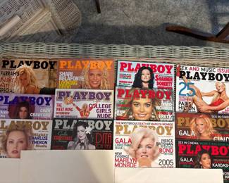 Vintage Playboy magazines almost a complete set from 1997-2018 most brand new - never read