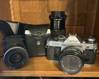 Canon Camera with Lenses