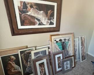 Lots of signed and numbered art