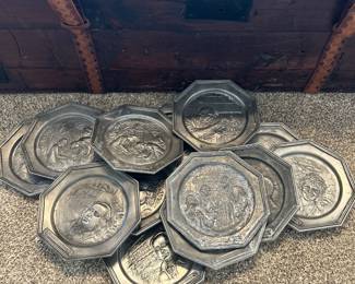  "NY Stock Exchange" Pewter Plates