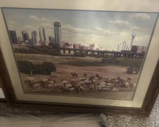 Vintage Skyline of Dallas