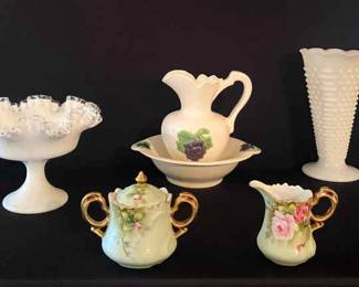 105 Milk Glass  More 