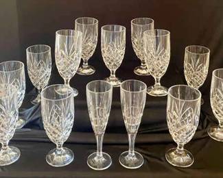 230 Crystal Goblets  More