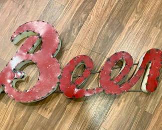 539 Nostalgic Beer Sign
