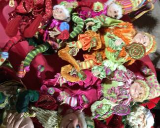 Extremely large xmas and holiday decorations. Vintage, antique and new