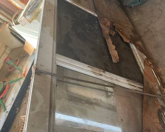 Two storm doors.  Brand new never used,   Box they came in is falling apart 