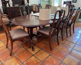 Dining Table w/ 8 Chairs