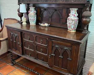 Antique Barley Twist Buffet