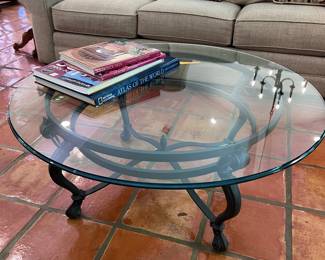 Metal & Glass Coffee Table