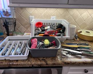 Kitchen Utensils, flatware, knives