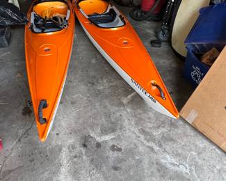 Two Santee 126 Hurricane Sport Kayaks