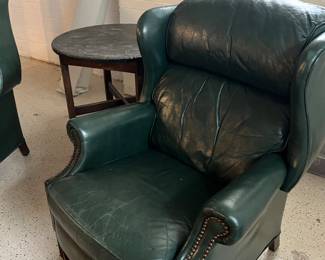 Leather wingback recliner #2