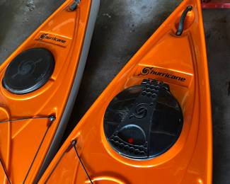Two Santee 126 Hurricane Sport Kayaks