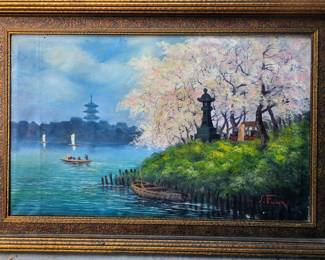 S. FUWA pre war Japanese oil.