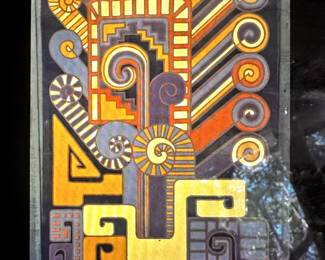 70s wall hanging. Serigraph.