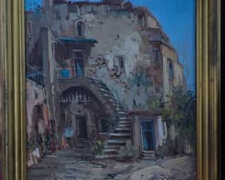 Antique Italian oil.