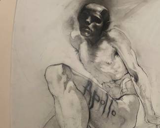 Great charcoal drawing.