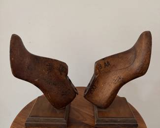 Antique shoe forms.