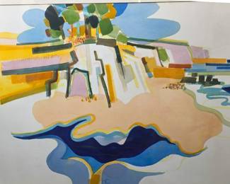 Jae Carmichael. Large watercolor.