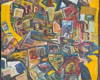 Ben Cobb Abstract 50" x 50".