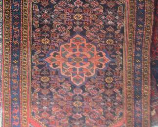 3 x 5 antique Hamadan Persian rug.