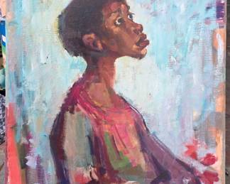 Sergei Bongart portrait. 30 x 24.