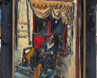 Edgar Kiechle Oil 1940s.