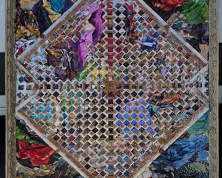 William Iaculla. 48 x 36 Mixed media. You have to see this thing to believe it.