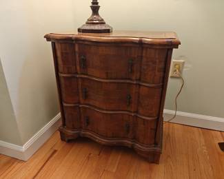 102	Three Drawer Italian Baroque Style Bureau	24x13x29