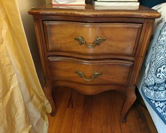 015	Pair of Vintage Two Drawer End Tables	20x17x25