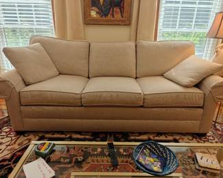 009	Ethan Allen Three Cushion Sofa	84x36x37