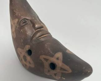 6097 Taller Origen Ceramic Moon Ocarina Chilemin
