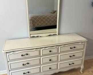 6097 Baronet 9Drawer Lowboy With Mirrormin