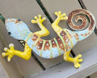 6097 Gekko Metal Wall Decormin