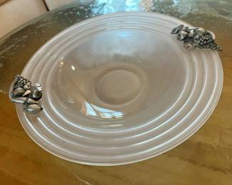 6097 Glass Centerpiece Fruit Accent Bowlmin
