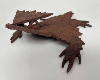 6097 Danny Day Horned Lizard Metal Sculpturemin