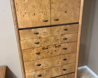 6097 Lane Altavista MCM Olive Burl Chest Of Drawersmin