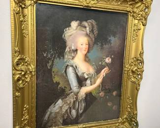 6097 Rose Portrait Of Marie Antoinette Art Printmin