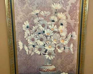 6097 Gerard Stemkowski Daisies  Damask Printmin
