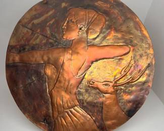 6097 Artemis Copper Wall Plaquemin