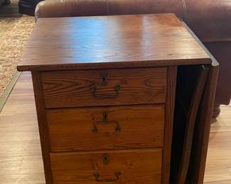 Wooden End Side Table