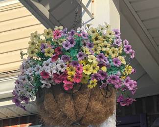 Hanging Pot Of Flowers
