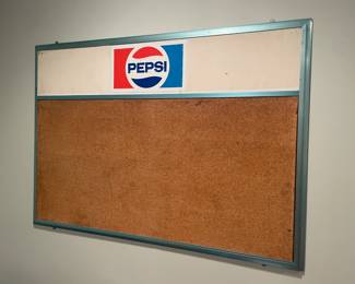 Original Pepsi Corkboard/Bulletin Board
