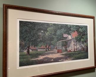 Framed, Numbered, & Signed Pepsi Cola Wall Art By Jim Harrison