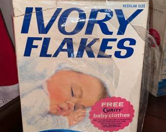 Vintage Ivory Flakes Box