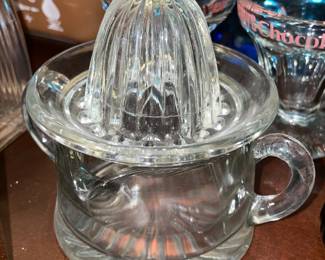 Vintage Clear Juicer W/ Bottom