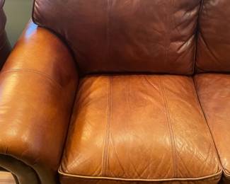 Leather Loveseat