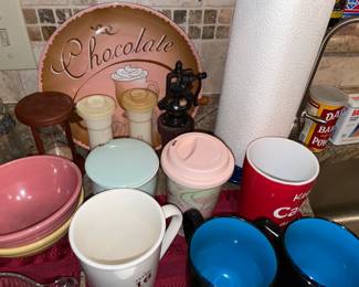 Assorted Kitchenware (Coffee Mugs, Glassware, Bakeware, Dishes, Etc.)