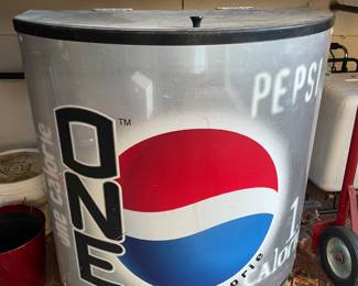 Original Pepsi One Store Cooler Case