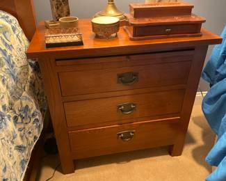 Craftsman Style Nightstand End Table